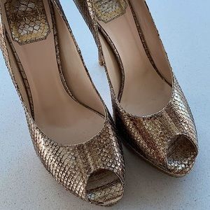 Dior Snake skin shoes